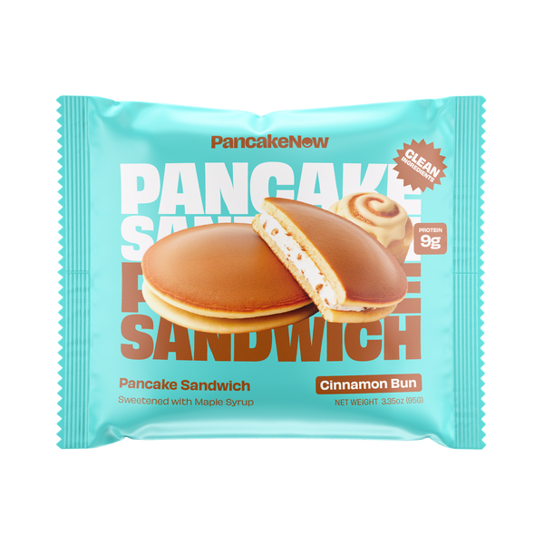 Cinnamon Bun Pancake Sandwich