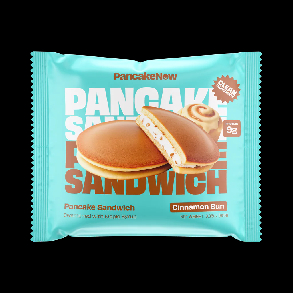 Cinnamon Bun Pancake Sandwiches