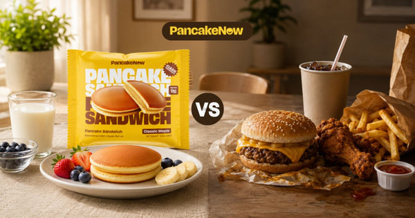 Healthy Breakfast Sandwich vs Fast Food